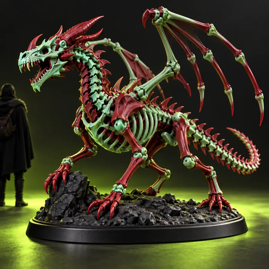 Low-Poly-Fantasiekreaturenmodell