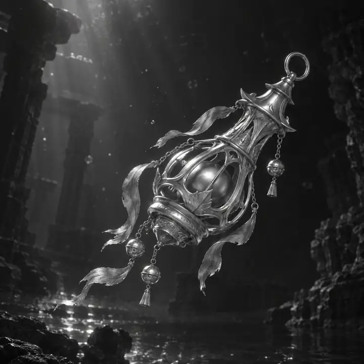 Metallischer Materialpass auf einem Game-Asset