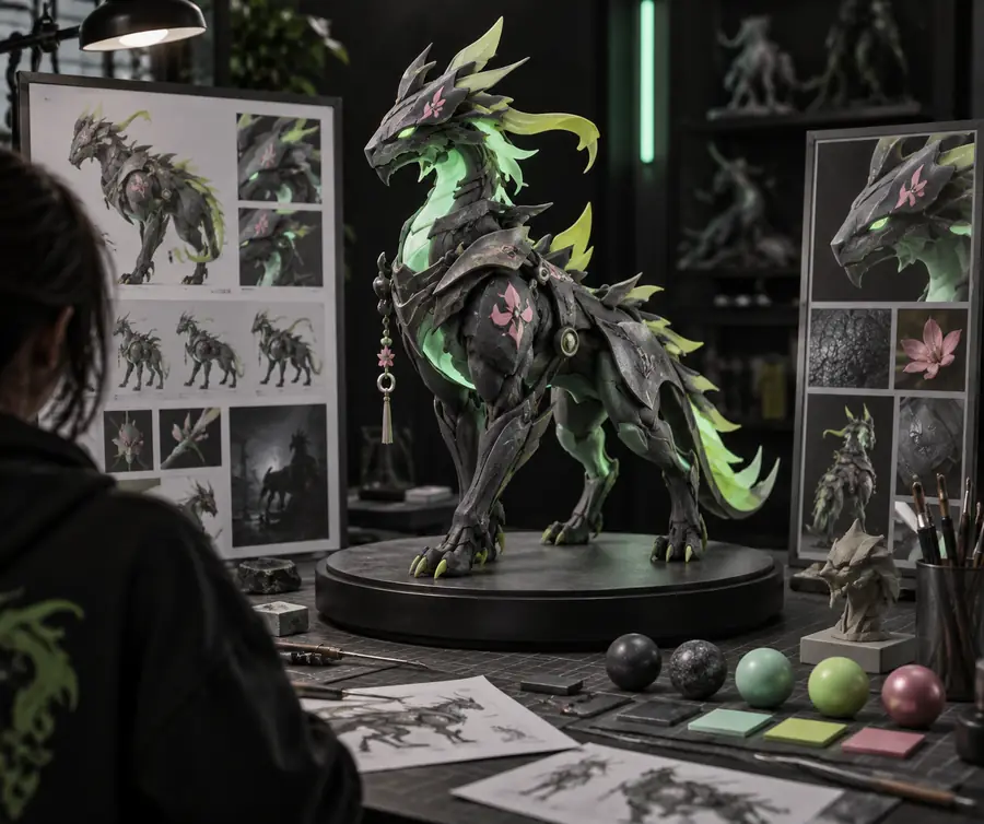 Image-inspired 3D model reference